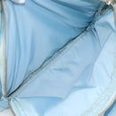 CHANEL New Travel line Hand Bag Canvas 2way Light Blue Silver CC Auth am11756-25
