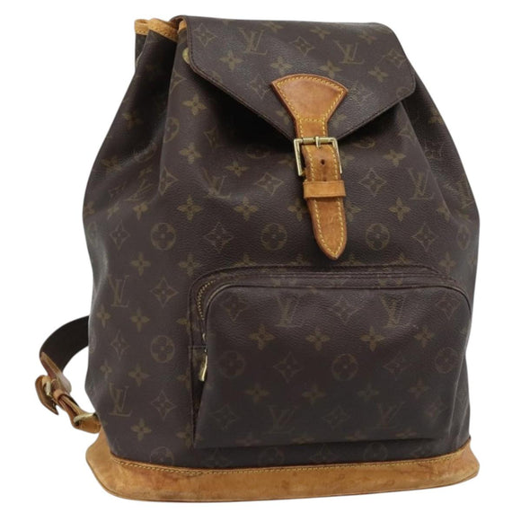 LOUIS VUITTON Monogram Montsouris GM Backpack M51135 LV Auth am11759