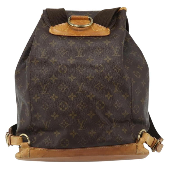 LOUIS VUITTON Monogram Montsouris GM Backpack M51135 LV Auth am11759