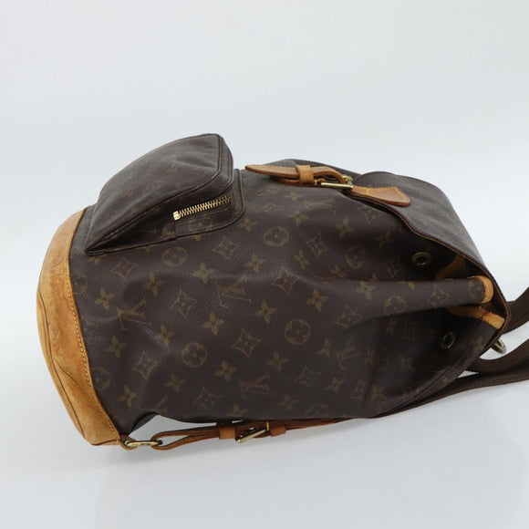 LOUIS VUITTON Monogram Montsouris GM Backpack M51135 LV Auth am11759