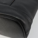 Burberrys Hand Bag Leather Gold Black Auth am11764-15