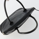 Burberrys Hand Bag Leather Gold Black Auth am11764-6
