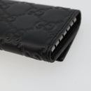GUCCI Guccissima GG Canvas Key Case Leather Black 237509 Auth am11767V-10