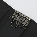 GUCCI Guccissima GG Canvas Key Case Leather Black 237509 Auth am11767V-17