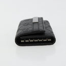 GUCCI Guccissima GG Canvas Key Case Leather Black 237509 Auth am11767V-5