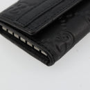 GUCCI Guccissima GG Canvas Key Case Leather Black 237509 Auth am11767V-9