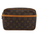LOUIS VUITTON Monogram Compiegne 23 Clutch Bag M51847 LV Auth am11768A-2