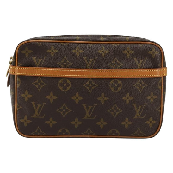 LOUIS VUITTON Monogram Compiegne 23 Clutch Bag M51847 LV Auth am11768A