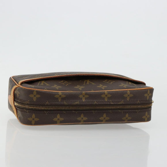 LOUIS VUITTON Monogram Compiegne 23 Clutch Bag M51847 LV Auth am11768A
