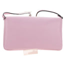 FENDI Monster Micro Bucket Shoulder Bag Leather Pink Silver Auth am11769M-2