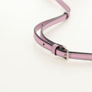 FENDI Monster Micro Bucket Shoulder Bag Leather Pink Silver Auth am11769M-8