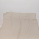 ETRO Ferragamo Stole Silk Wool Linen 2 Set Gray Ivory Auth am11770-2