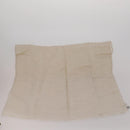 ETRO Ferragamo Stole Silk Wool Linen 2 Set Gray Ivory Auth am11770-5