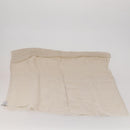 ETRO Ferragamo Stole Silk Wool Linen 2 Set Gray Ivory Auth am11770-6