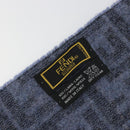 FENDI Zucca Scarf Wool Blue Auth am11772A-14