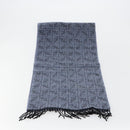 FENDI Zucca Scarf Wool Blue Auth am11772A-2