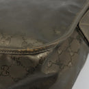 GUCCI GG Implementation Shoulder Bag PVC Gray Silver 201447 Auth am11773A-16