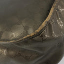 GUCCI GG Implementation Shoulder Bag PVC Gray Silver 201447 Auth am11773A-9