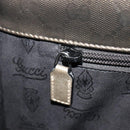 GUCCI GG Implementation Shoulder Bag PVC Gray Silver 201447 Auth am11773A-22