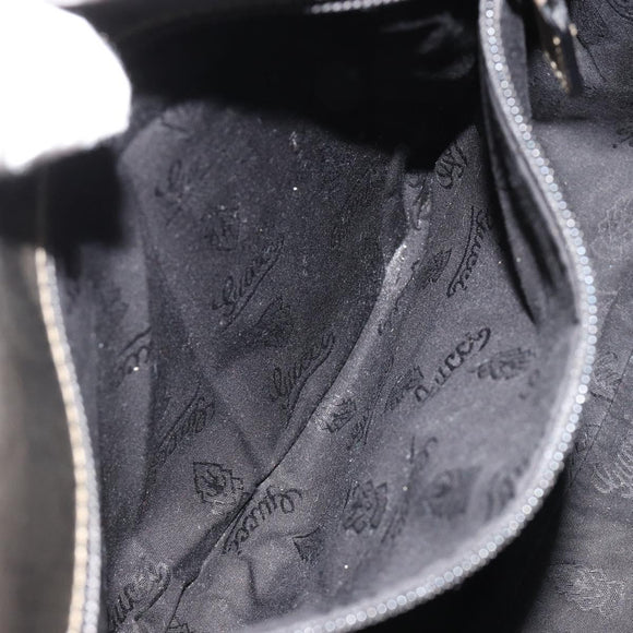 GUCCI GG Implementation Shoulder Bag PVC Gray Silver 201447 Auth am11773A