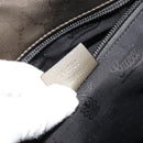 GUCCI GG Implementation Shoulder Bag PVC Gray Silver 201447 Auth am11773A-12