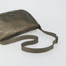 GUCCI GG Implementation Shoulder Bag PVC Gray Silver 201447 Auth am11773A-7