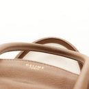 CELINE Luggage Micro Shopper Hand Bag Leather Beige Gold Auth am11775V-9