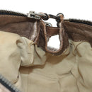 Chloe Paddington Hand Bag Leather Champagne Gold Silver Auth am11777A-21