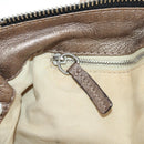 Chloe Paddington Hand Bag Leather Champagne Gold Silver Auth am11777A-24