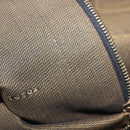 FENDI Zucca Canvas Mamma Baguette Shoulder Bag Black Brown gold Auth am11782V-12