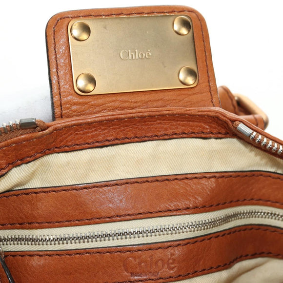 Chloe Paddington Mini Handtasche Leder Braun Silber Gold Orig. am11785SAM