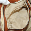 Chloe Paddington Mini Hand Bag Leather Brown Silver gold Auth am11785SAM-24