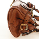 Chloe Paddington Mini Hand Bag Leather Brown Silver gold Auth am11785SAM-4