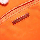 BOTTEGA VENETA INTRECCIATO Tote Bag Leather Orange Silver Auth am11786A-18