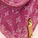 LOUIS VUITTON Monogram Denim Buggy GM Shoulder Bag Pink M95210 Auth am11791SAV-15