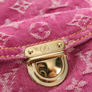 LOUIS VUITTON Monogram Denim Buggy GM Shoulder Bag Pink M95210 Auth am11791SAV-19