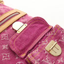 LOUIS VUITTON Monogram Denim Buggy GM Shoulder Bag Pink M95210 Auth am11791SAV-20