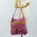 LOUIS VUITTON Monogram Denim Buggy GM Shoulder Bag Pink M95210 Auth am11791SAV-29