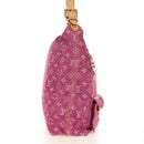 LOUIS VUITTON Monogram Denim Buggy GM Shoulder Bag Pink M95210 Auth am11791SAV-4