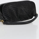 BOTTEGAVENETA INTRECCIATO Shoulder Bag Leather Black 174741 Auth am11794SM-7