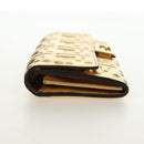 FENDI Zucca Canvas Long Wallet Gold Auth am11795V-4