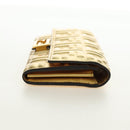 FENDI Zucca Canvas Long Wallet Gold Auth am11795V-5