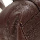 PRADA Shoulder Bag Leather Brown Gold BR3050 Auth am11796V-15