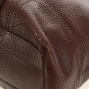 PRADA Shoulder Bag Leather Brown Gold BR3050 Auth am11796V-16