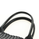 BOTTEGA VENETA INTRECCIATO Cabas MM Hand Bag Leather Black 115664 Auth am11798SM-8