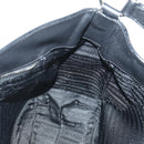 PRADA Shoulder Bag Leather Black Silver Auth am11799V-21