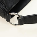 PRADA Shoulder Bag Leather Black Silver Auth am11799V-8