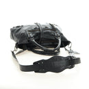 BALENCIAGA The Town Hand Bag Leather 2way Black 240579 Auth am11800SAM-9