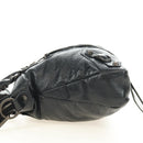 BALENCIAGA The Town Hand Bag Leather 2way Black 240579 Auth am11800SAM-3