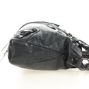 BALENCIAGA The Town Hand Bag Leather 2way Black 240579 Auth am11800SAM-4